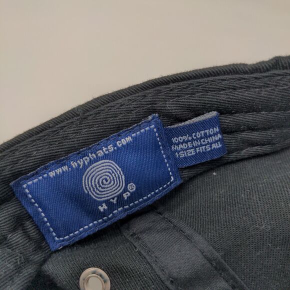 Hyp Hats Men's Slideback Cap Black Size OSFA Embroidered Angels Among Us Logo - Picture 7 of 7